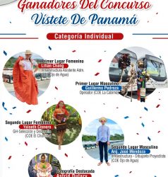 Ganadores del Concurso Vístete de Panamá -categoría individual